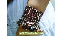 Hip Pop Bracelets Beads Stretch Designs